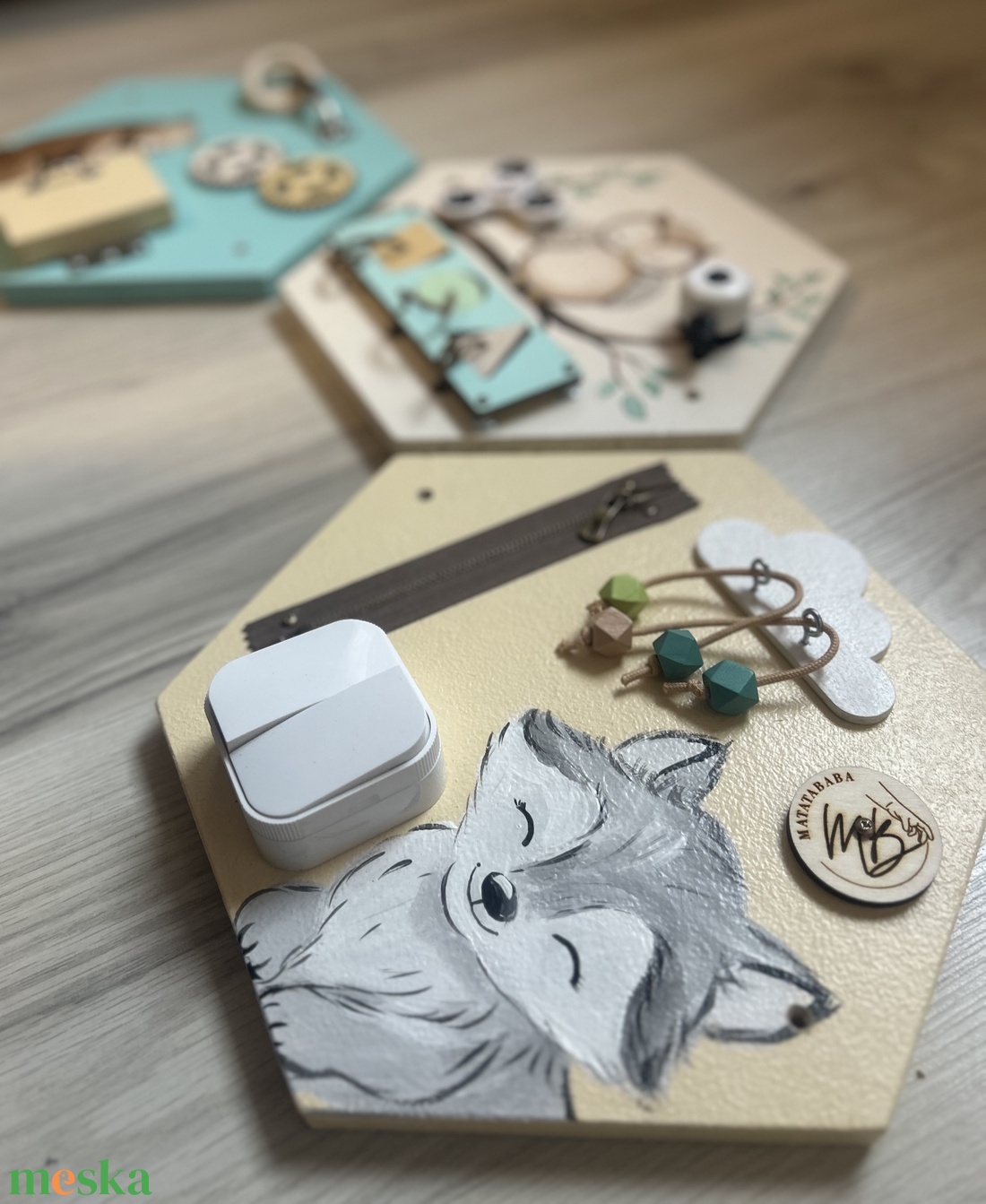 MatataHexa moduláris hexagon Matatófalak - baba - mama - baba játékok - matatófal - Meska.hu