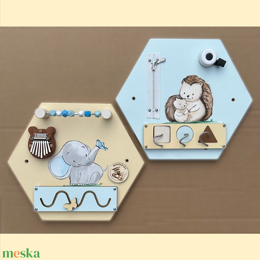 MatataHexa moduláris hexagon Matatófalak - baba - mama - baba játékok - matatófal - Meska.hu