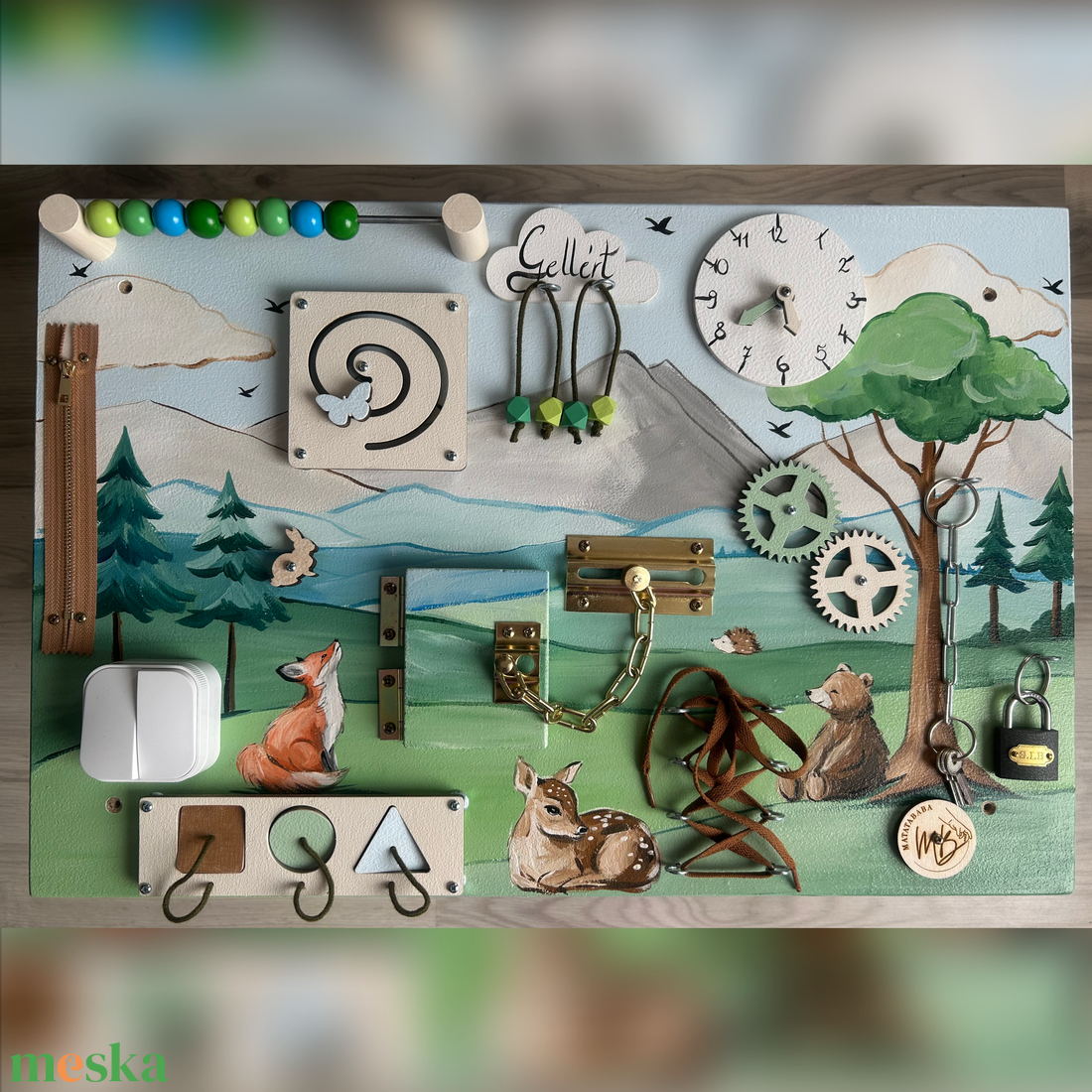 Macis Matatófal  - baba - mama - baba játékok - matatófal - Meska.hu