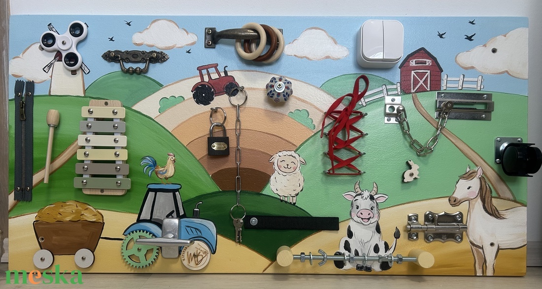 Tanyasi élet Testvér Matatófal - baba - mama - baba játékok - matatófal - Meska.hu