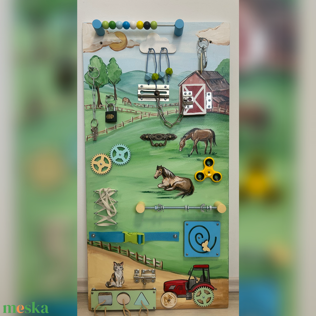 Lovas Testvér Matatófal - baba - mama - baba játékok - matatófal - Meska.hu