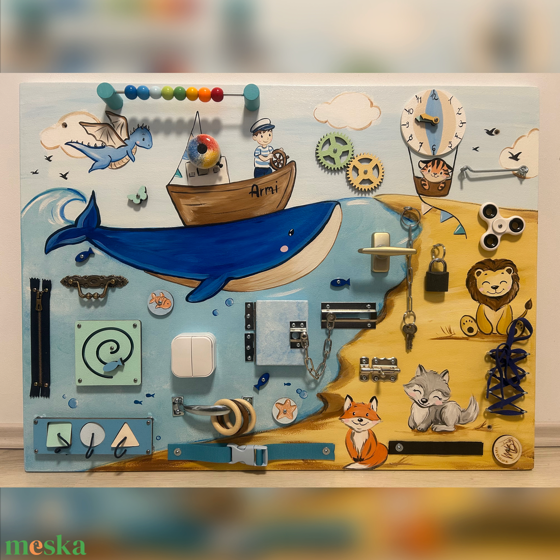 Tengerparti Matatófal - baba - mama - baba játékok - matatófal - Meska.hu