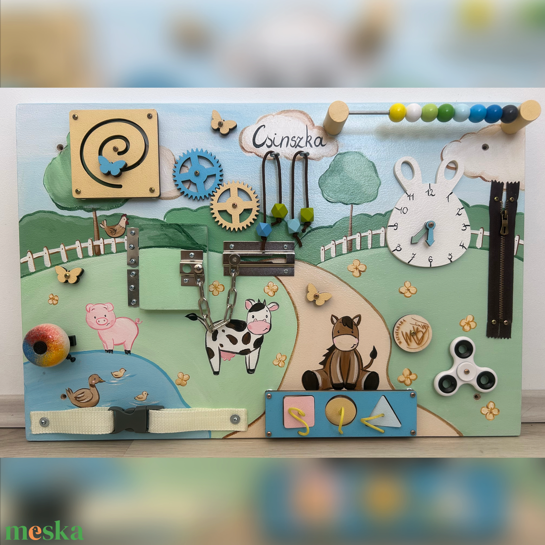 Unisex tanyasi Matatófal  - baba - mama - baba játékok - matatófal - Meska.hu