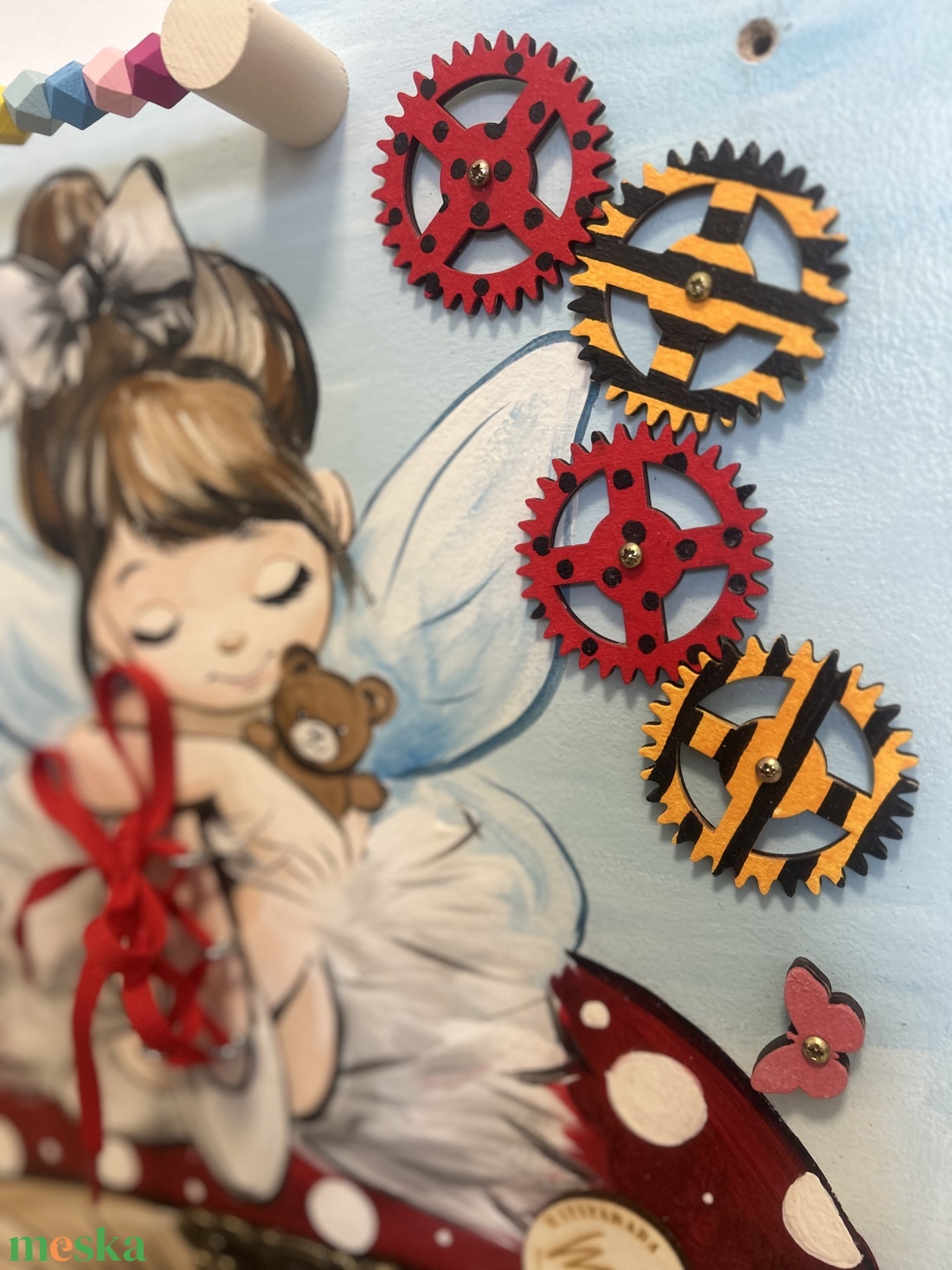 Tündérlány Matatófal  - baba - mama - baba játékok - matatófal - Meska.hu