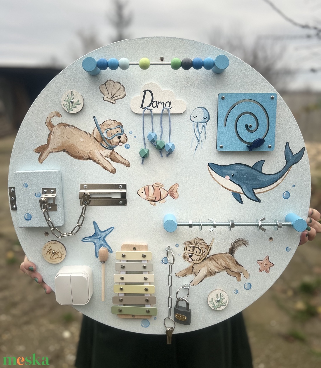 Buborék Matatófal  - játék & sport - készségfejlesztő és logikai játék - oktató játékok - Meska.hu