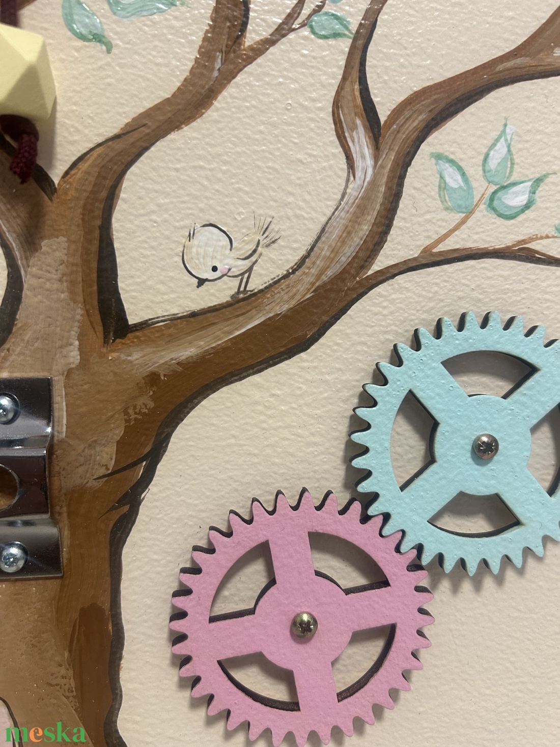 Nyuszicsalád Matatófal  - baba - mama - baba játékok - matatófal - Meska.hu