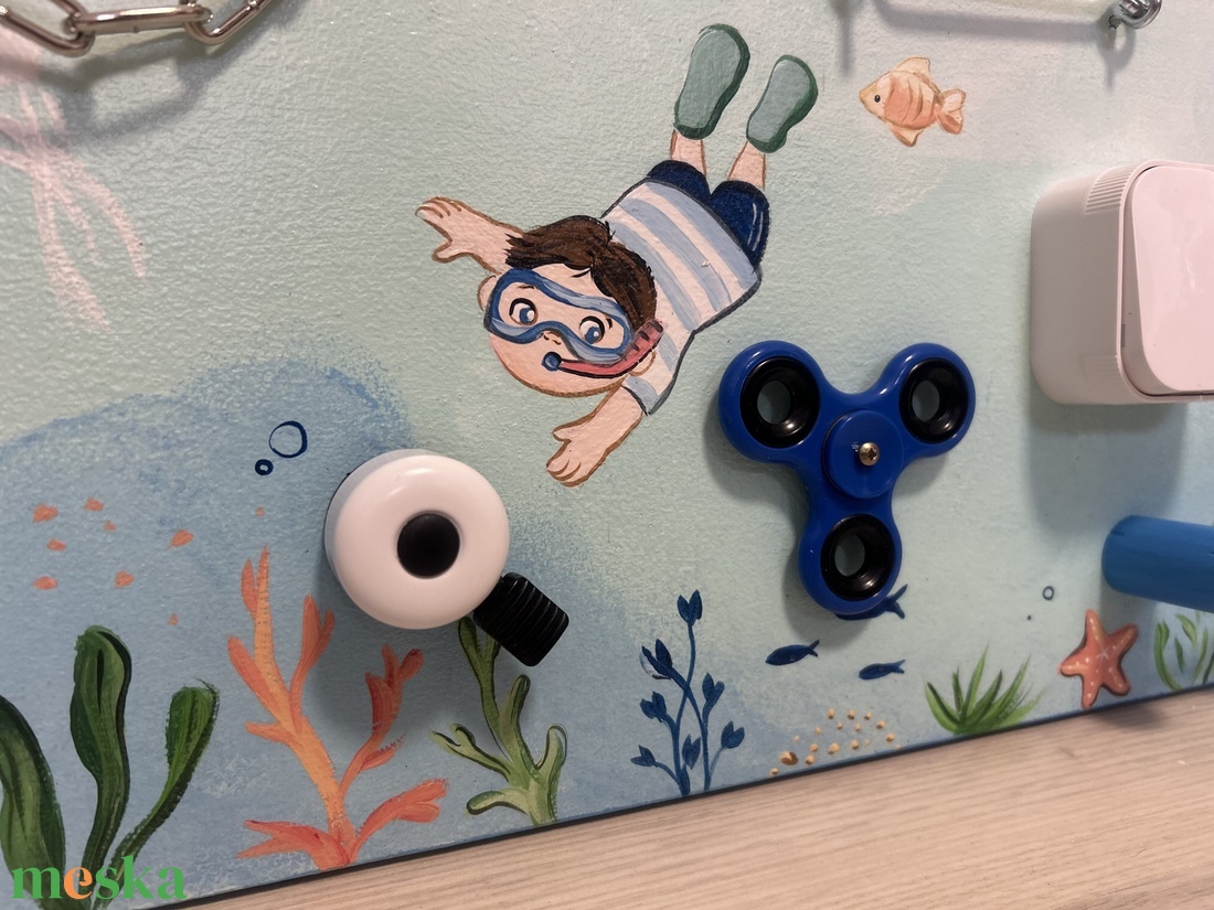 Tenger mélyén Matatófal - baba - mama - baba játékok - matatófal - Meska.hu