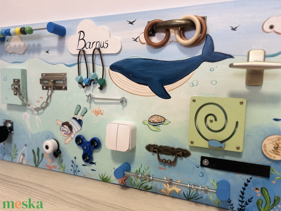 Tenger mélyén Matatófal - baba - mama - baba játékok - matatófal - Meska.hu