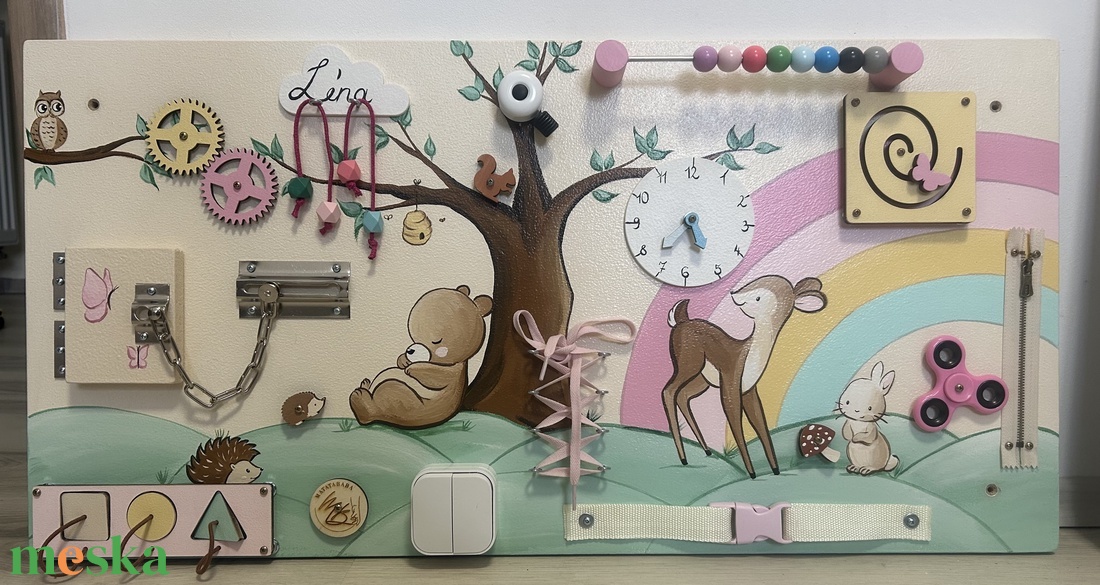 Szivárványos Testvér Matatófal - baba - mama - baba játékok - matatófal - Meska.hu