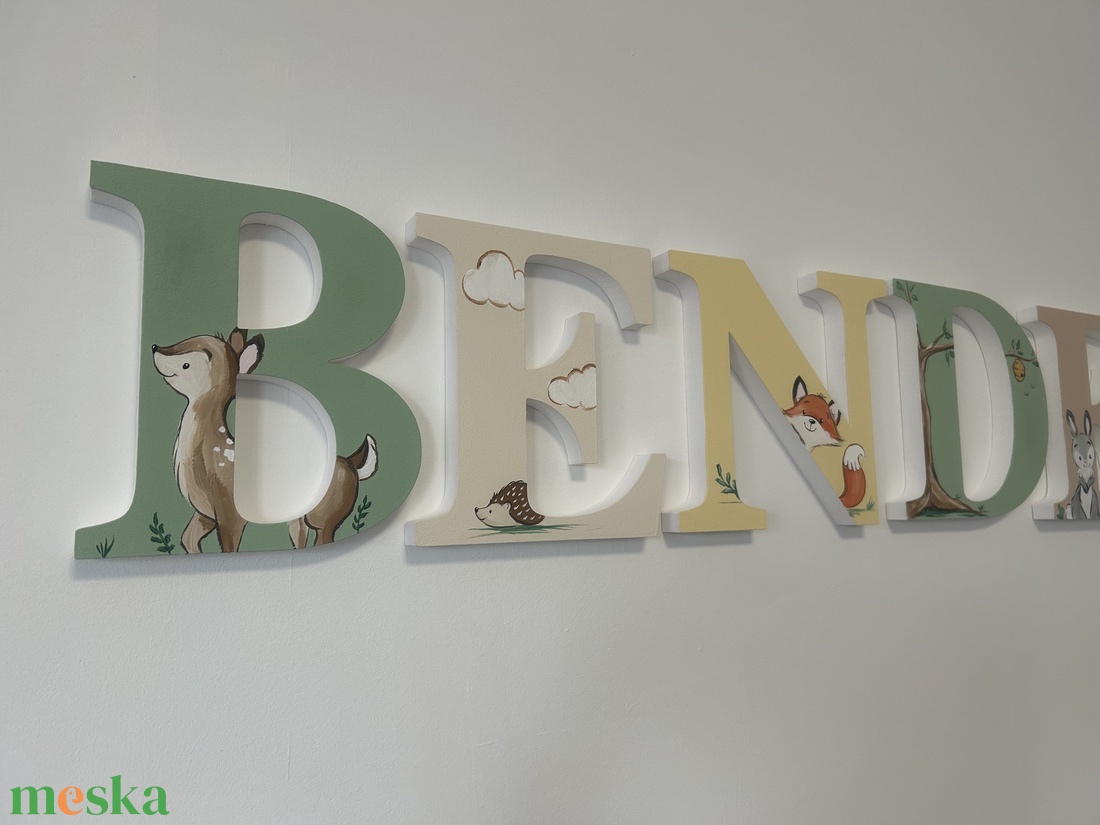 Bendegúz Név - baba - mama - babaszoba dekoráció - babanév dekoráció - Meska.hu