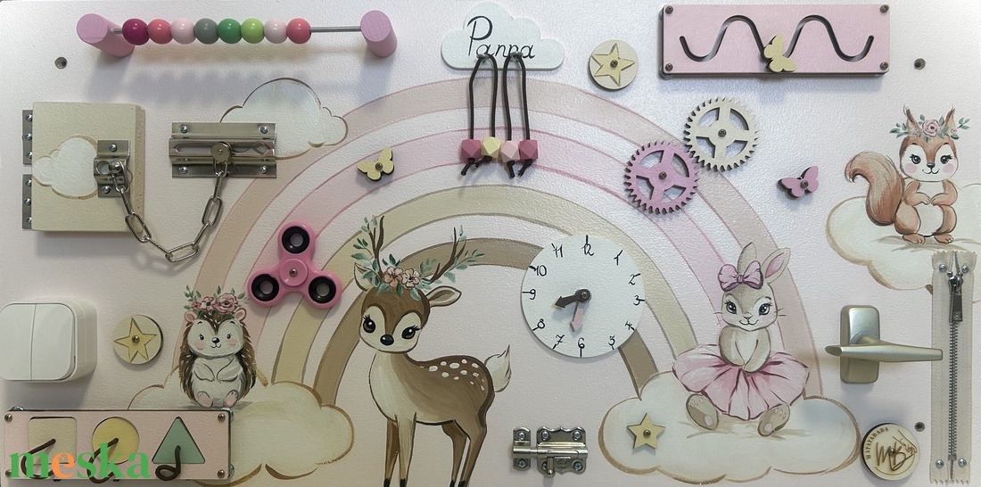 Szivárványos Testvér Matatófal - baba - mama - baba játékok - matatófal - Meska.hu