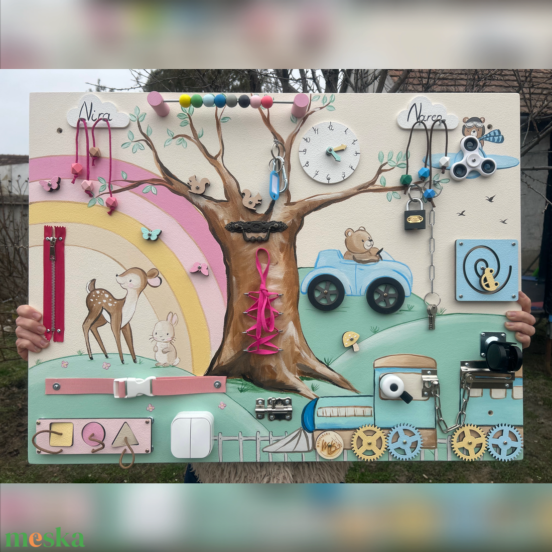 Fiús- Lányos Matatófal - baba - mama - baba játékok - matatófal - Meska.hu