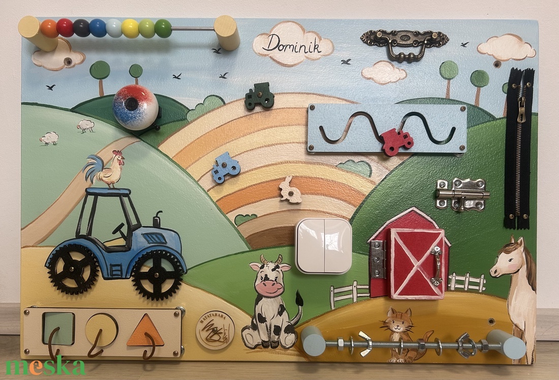 Farmos Matatófal - baba - mama - baba játékok - matatófal - Meska.hu