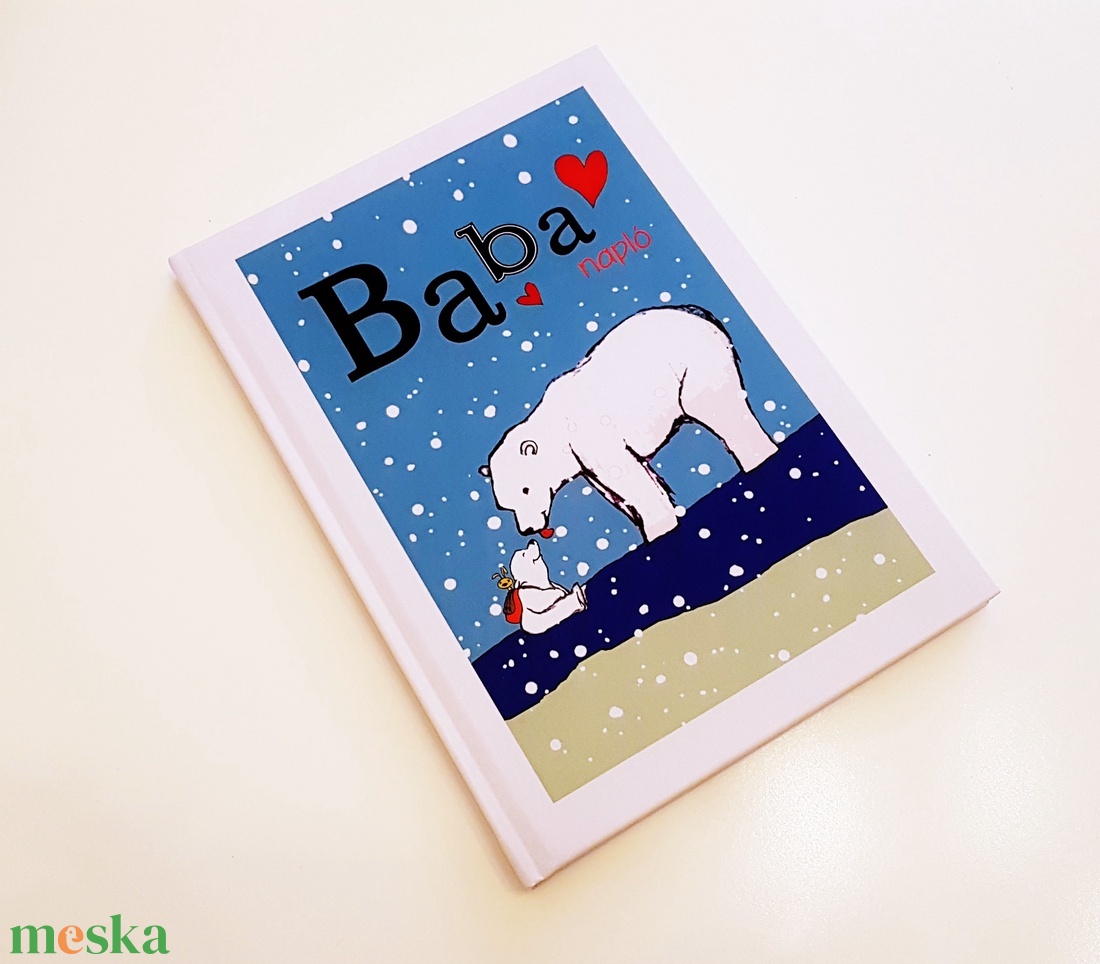 Jegesmacis babanapló - otthon & életmód - papír, írószer - babanapló - Meska.hu