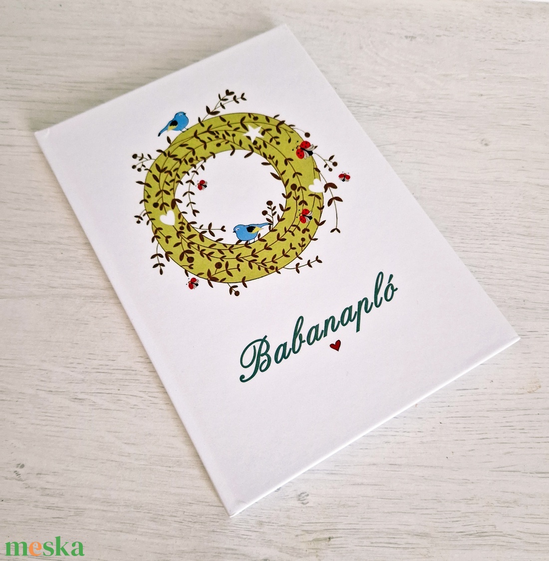 IKER - Tavaszi koszorús babanapló iker babáknak - otthon & életmód - papír, írószer - babanapló - Meska.hu IKER - Tavaszi koszorús babanapló iker babáknak - otthon & életmód - papír, írószer - babanapló - Meska.hu