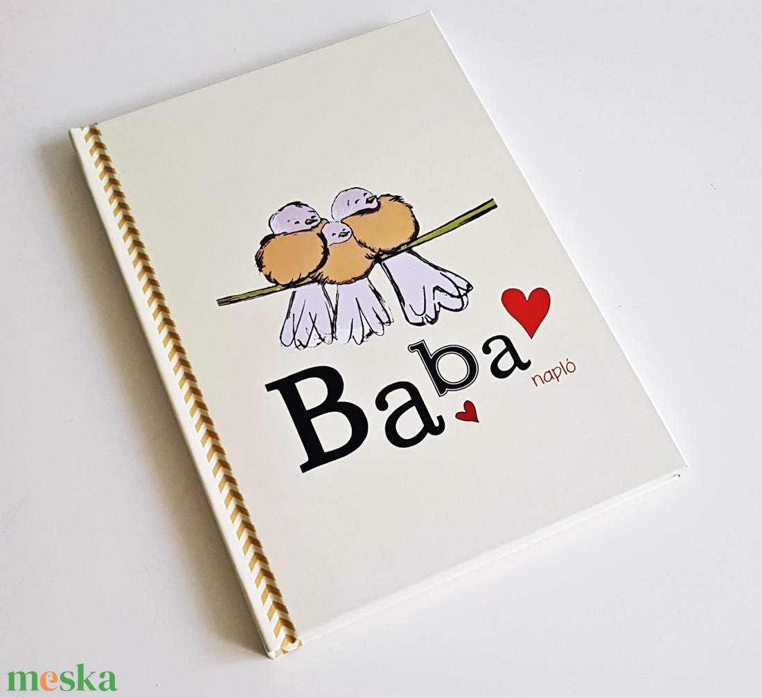 Kismadaras babanapló - baba - mama - babaemlékek - babanapló - Meska.hu