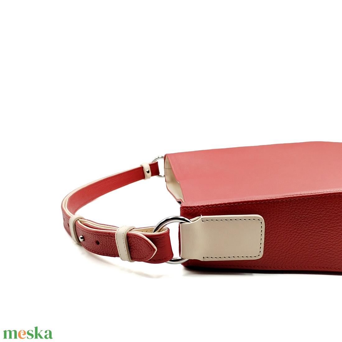 Hobo 1.0 - Piros bőrtáska  - táska & tok - kézitáska & válltáska - válltáska - Meska.hu