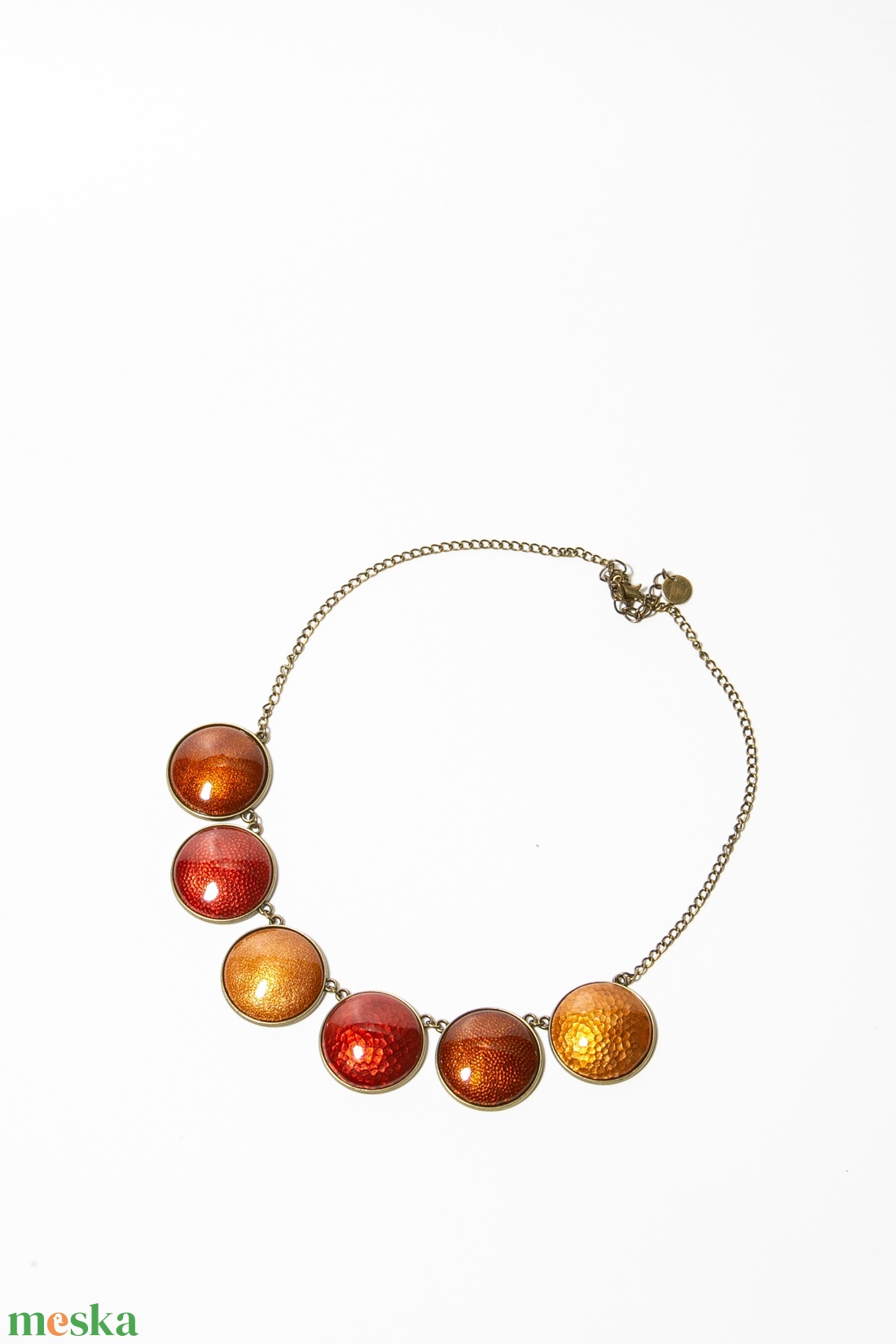 Maraschino - tűzzománc nyakék LE - ékszer - nyaklánc - statement nyaklánc - Meska.hu