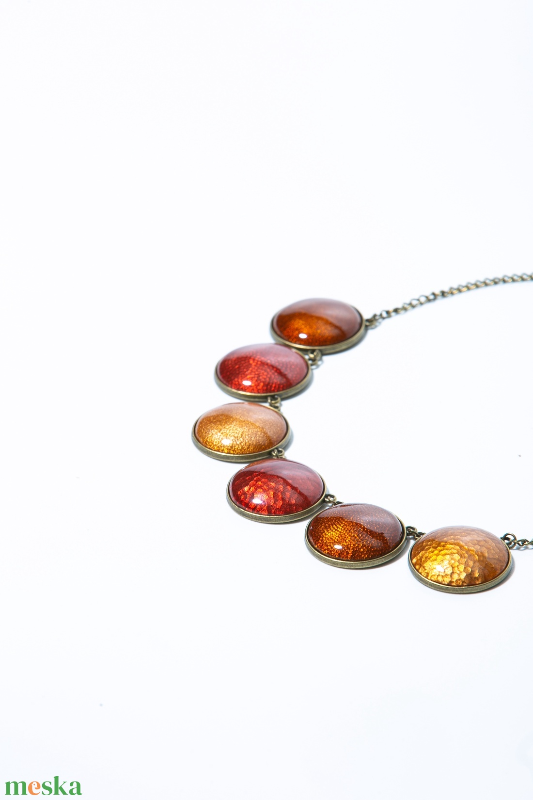 Maraschino - tűzzománc nyakék LE - ékszer - nyaklánc - statement nyaklánc - Meska.hu