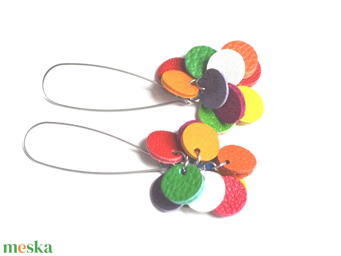 Multicolor-extra lógós fülbevaló valódi bőrből - ékszer - fülbevaló - lógó fülbevaló - Meska.hu Multicolor-extra lógós fülbevaló valódi bőrből - ékszer - fülbevaló - lógó fülbevaló - Meska.hu