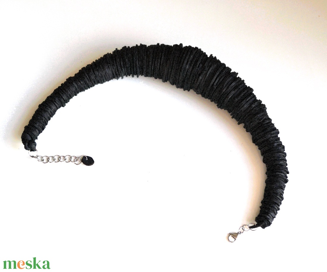 Rustic-extra-nyakék valódi bőrből - ékszer - nyaklánc - medálos nyaklánc - Meska.hu