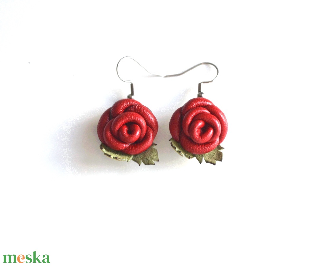  Rózsák- fülbevaló - ékszer - fülbevaló - pötty fülbevaló - Meska.hu