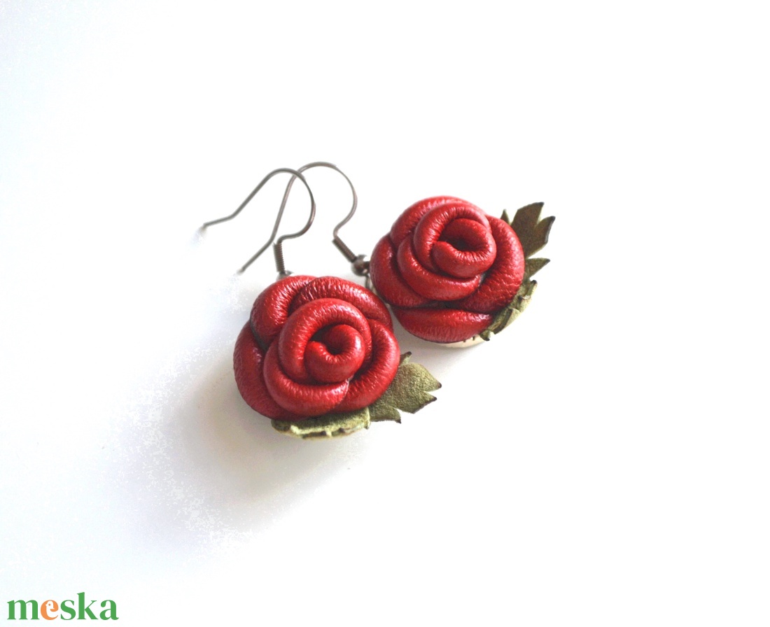  Rózsák- fülbevaló - ékszer - fülbevaló - pötty fülbevaló - Meska.hu