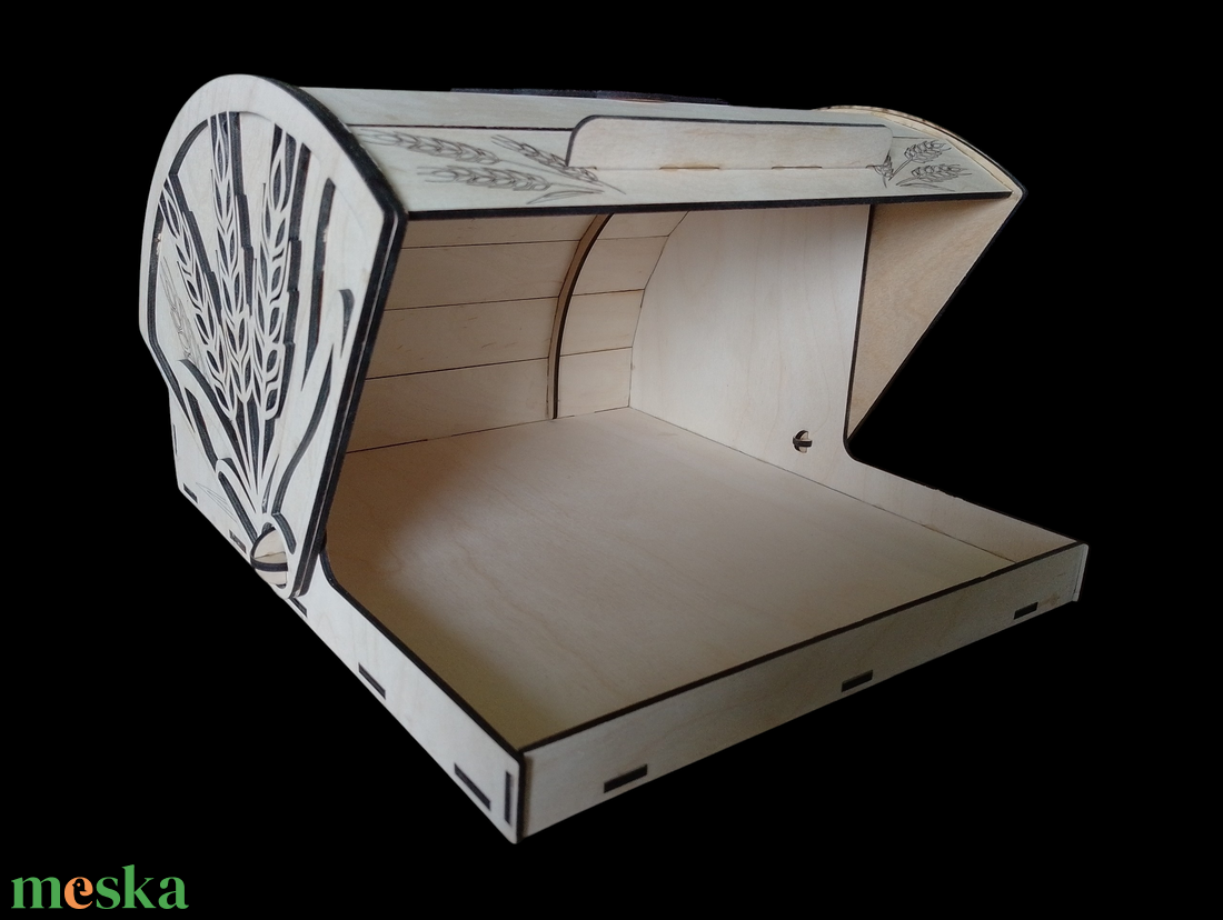 Kenyér tartó box - otthon & életmód - konyhafelszerelés, tálalás - konyhai tárolás - kenyértartó - Meska.hu