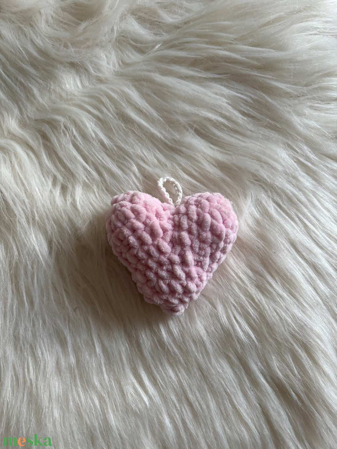 Horgolt szív - táska & tok - kulcstartó & táskadísz - kulcstartó - Meska.hu