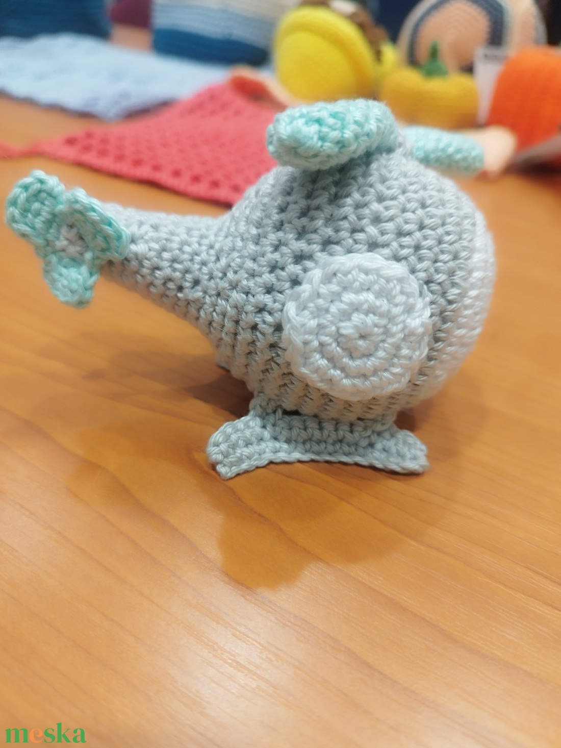 Helikopter plüss  - játék & sport - plüssállat & játékfigura - plüss autó & motor - Meska.hu