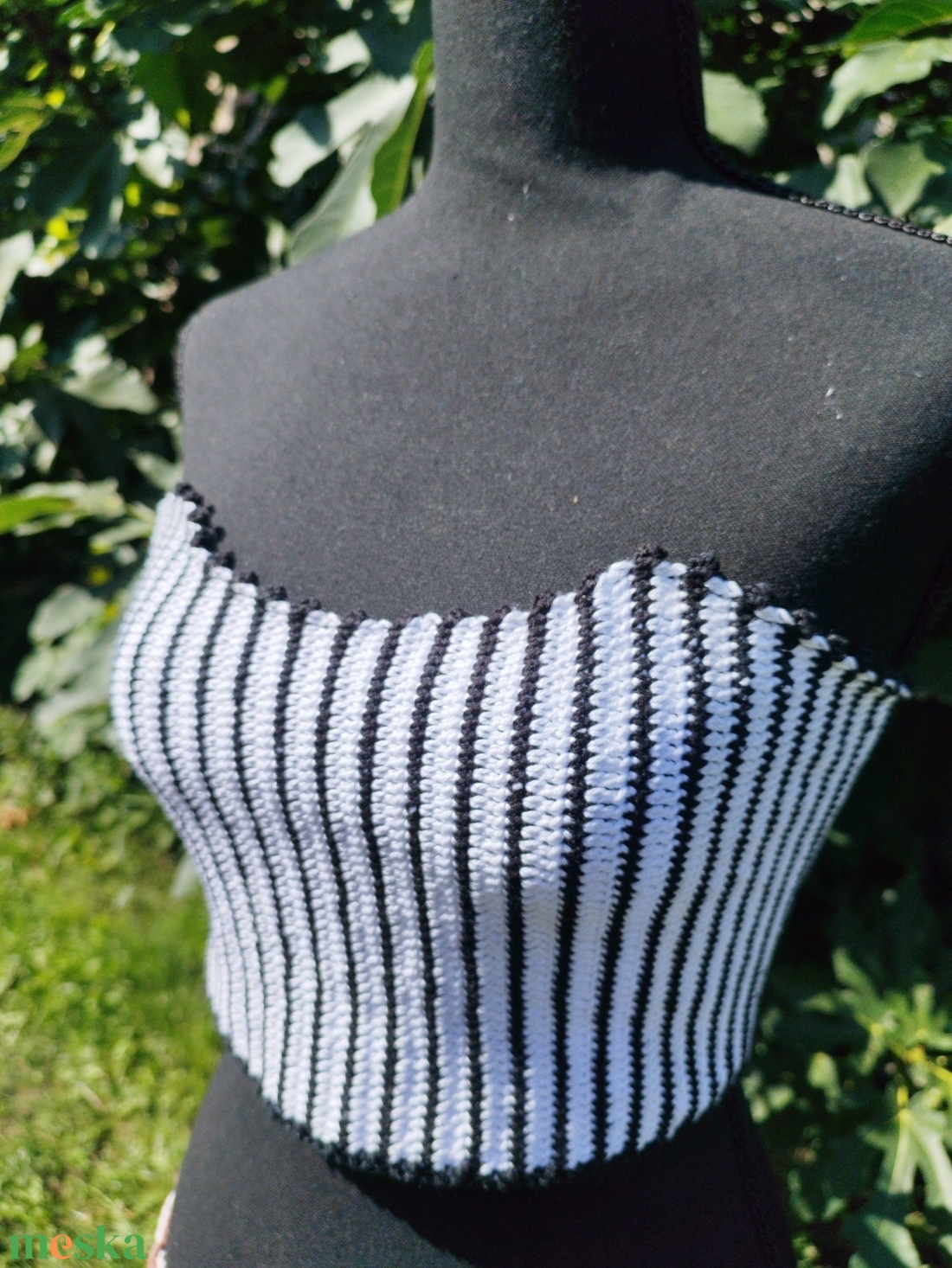 Horgolt crop top - ruha & divat - női ruha - top - Meska.hu Horgolt crop top - ruha & divat - női ruha - top - Meska.hu