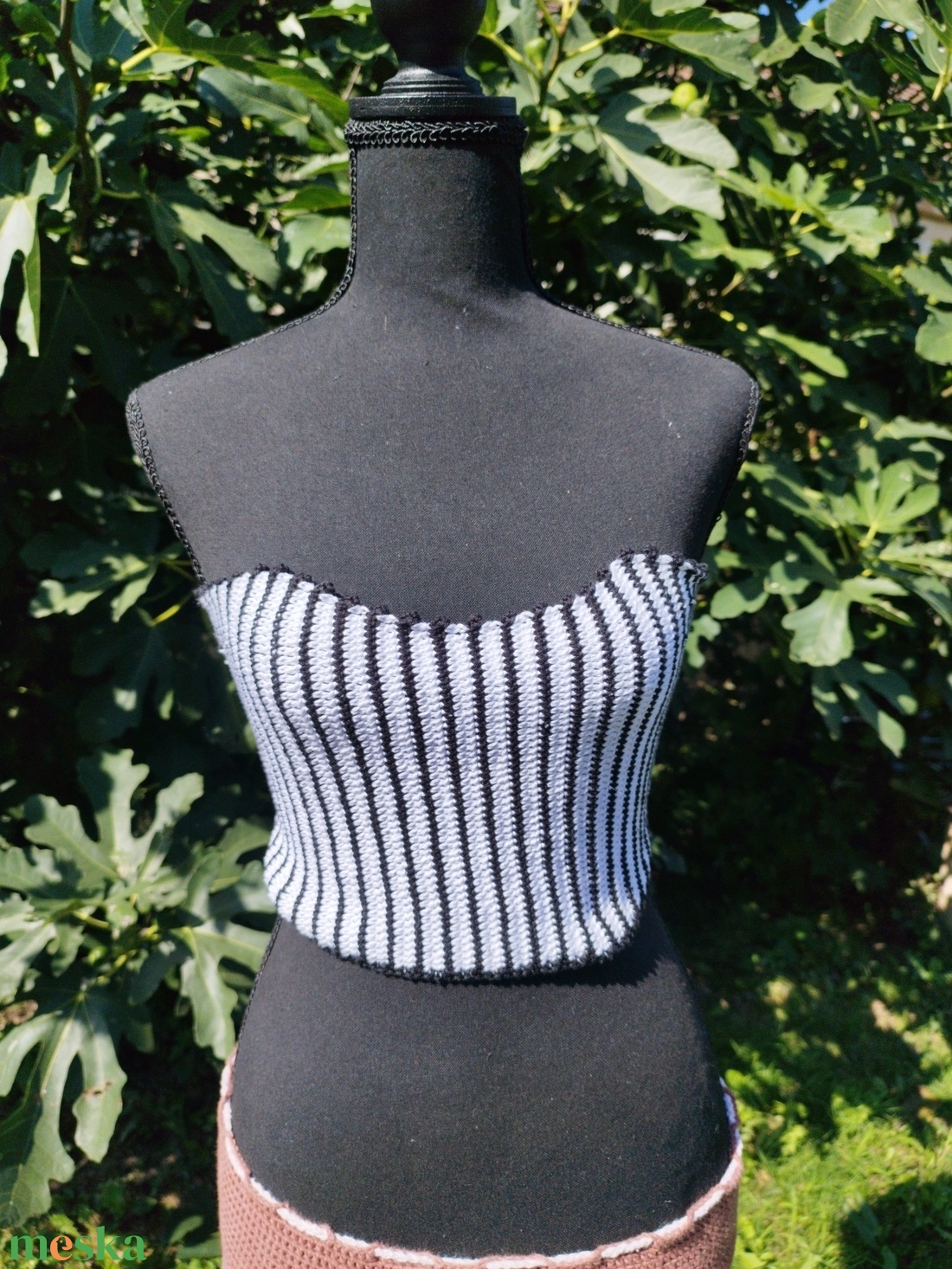 Horgolt crop top - ruha & divat - női ruha - top - Meska.hu Horgolt crop top - ruha & divat - női ruha - top - Meska.hu