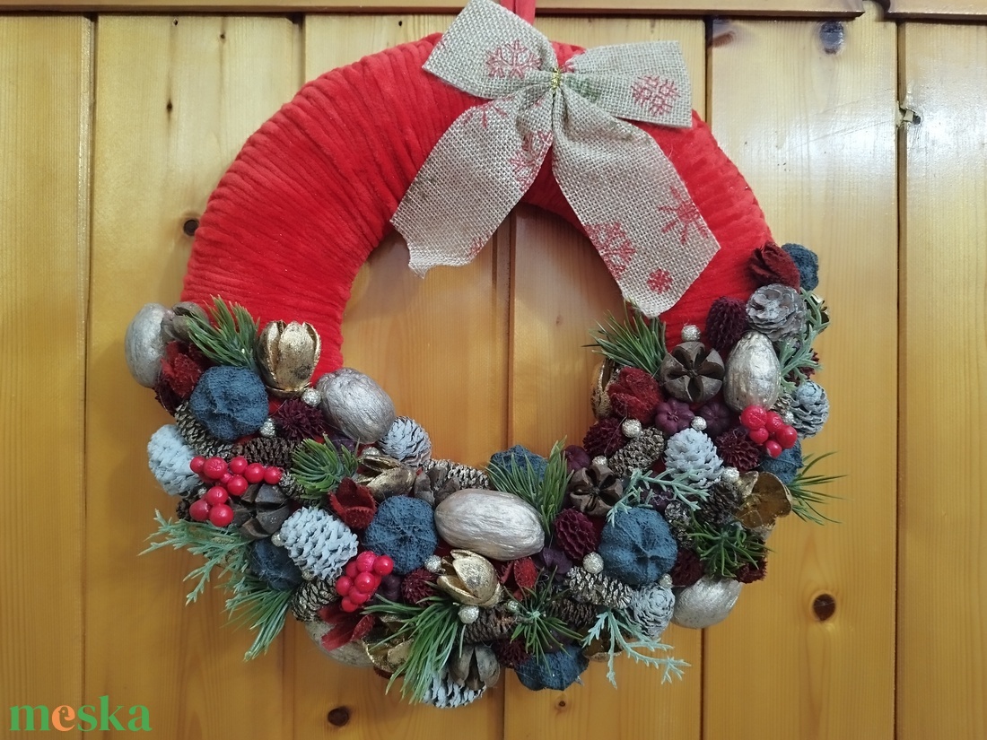 Karácsonyi ajtódísz  - karácsony - karácsonyi lakásdekoráció - karácsonyi ajtódíszek - Meska.hu Karácsonyi ajtódísz  - karácsony - karácsonyi lakásdekoráció - karácsonyi ajtódíszek - Meska.hu