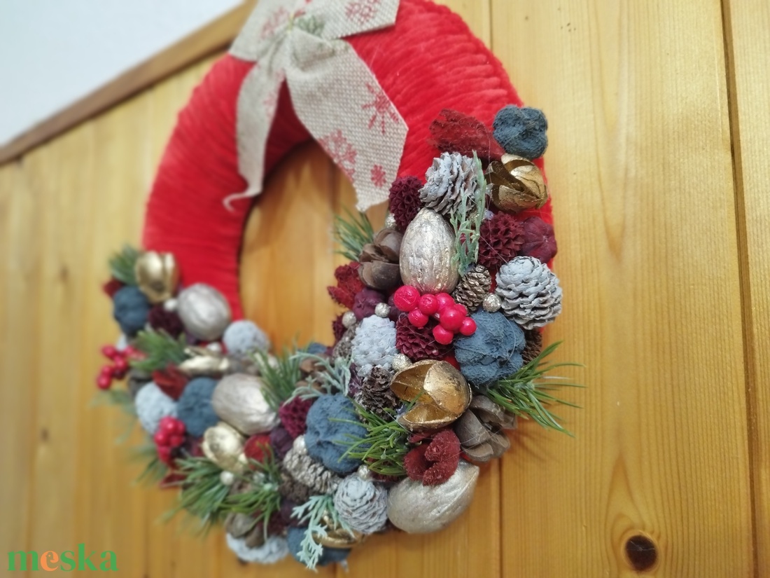 Karácsonyi ajtódísz  - karácsony - karácsonyi lakásdekoráció - karácsonyi ajtódíszek - Meska.hu Karácsonyi ajtódísz  - karácsony - karácsonyi lakásdekoráció - karácsonyi ajtódíszek - Meska.hu