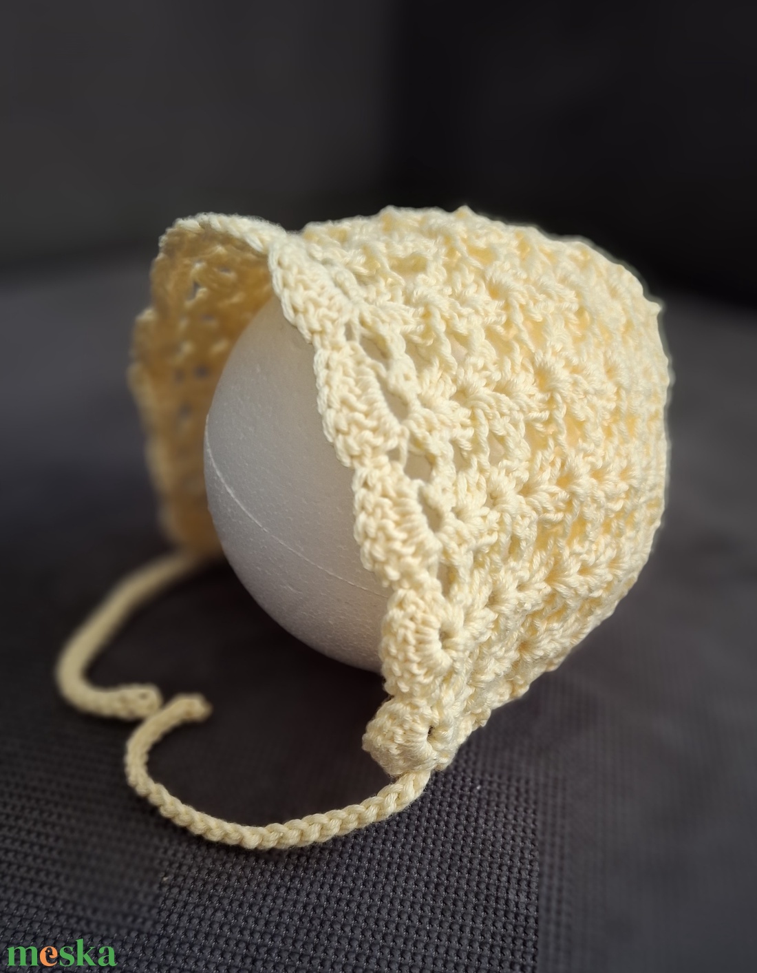 Babasapka - baba - mama - babafotózás - újszülött sapka fotózásra - Meska.hu