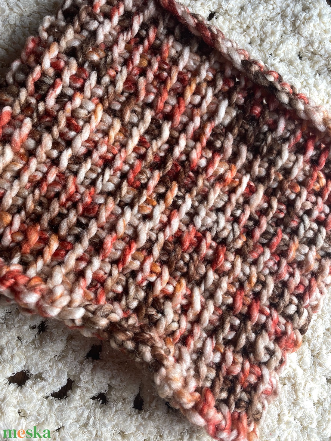 Kötött csősál - ruha & divat - sál, sapka, kendő - sál - Meska.hu