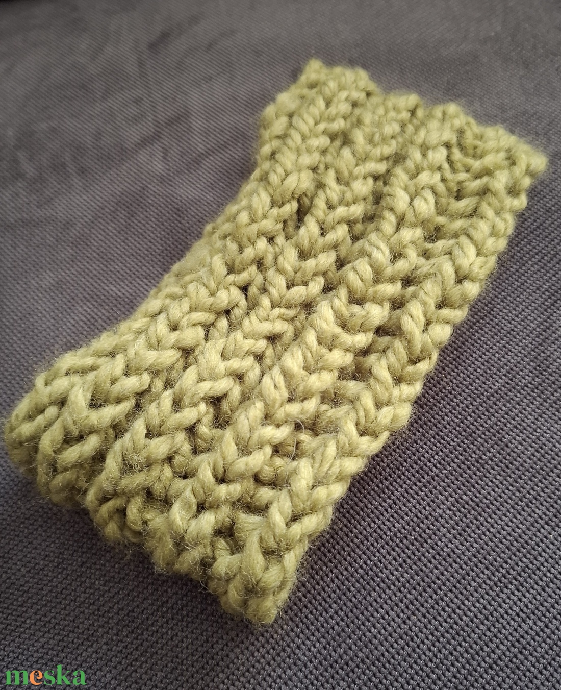 Kötött fejpánt - ruha & divat - sál, sapka, kendő - fejpánt - Meska.hu