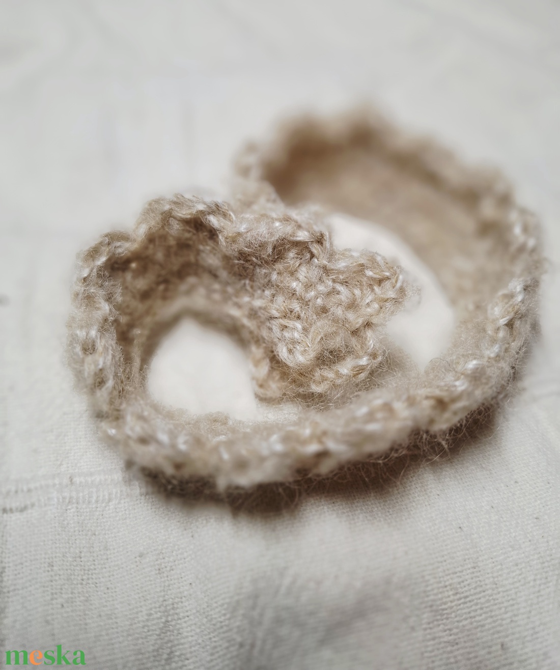 Horgolt fejpánt babafotózáshoz - baba - mama - babafotózás - babafotózási kellékek - Meska.hu