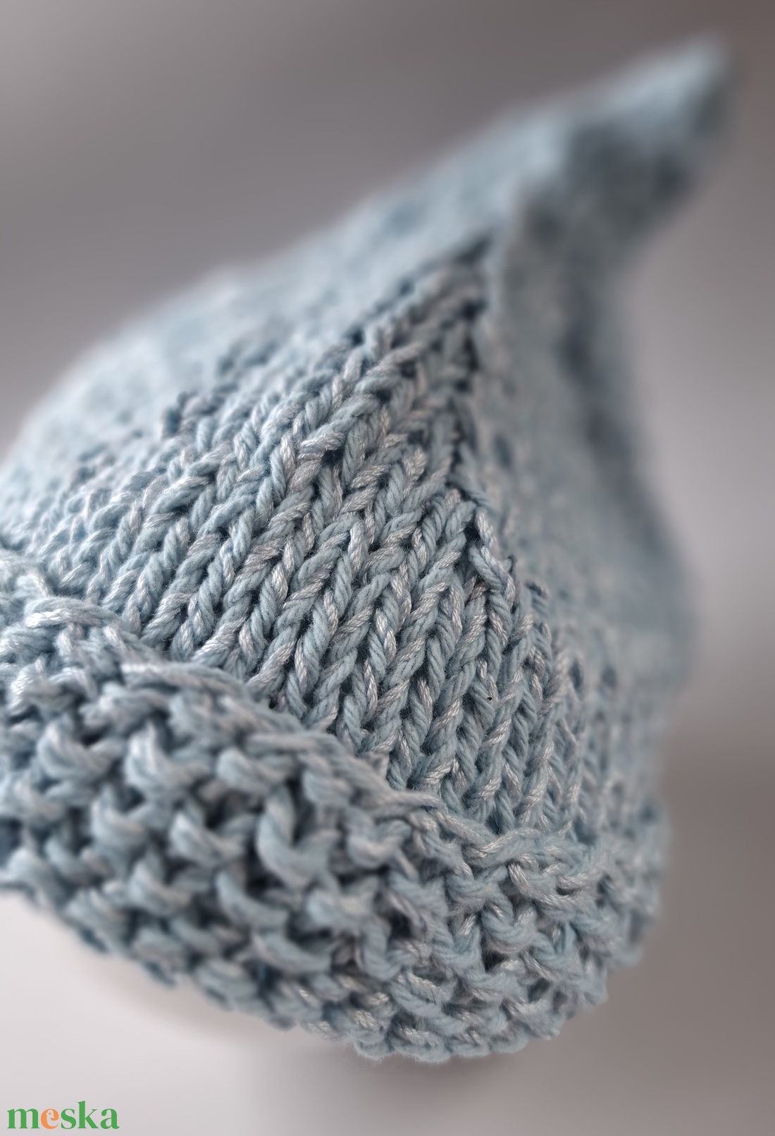 Kötött babasapka újszülöttfotózáshoz - baba - mama - babafotózás - újszülött sapka fotózásra - Meska.hu