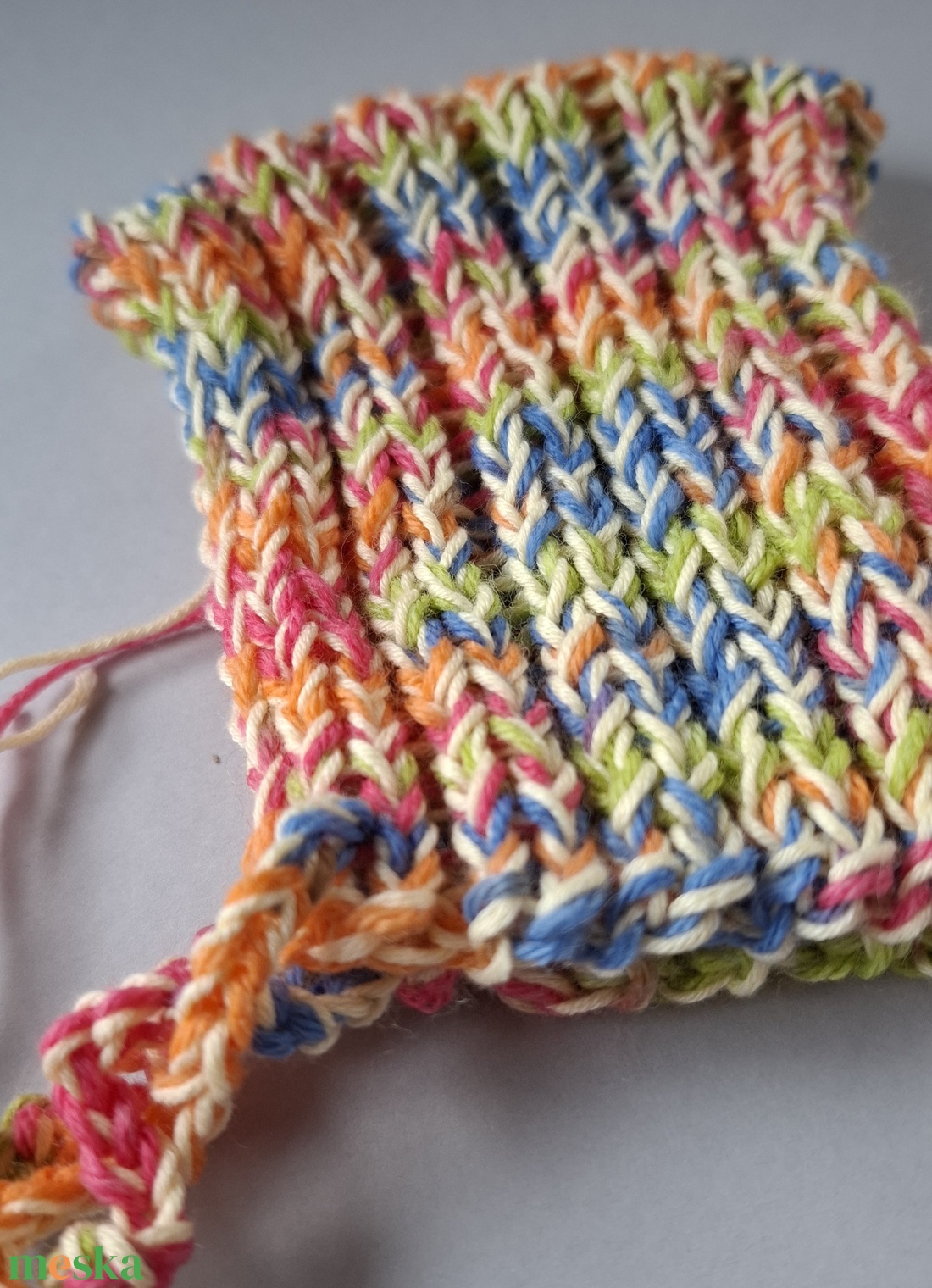 Kötött babasapka újszülöttfotózáshoz - baba - mama - babafotózás - újszülött sapka fotózásra - Meska.hu