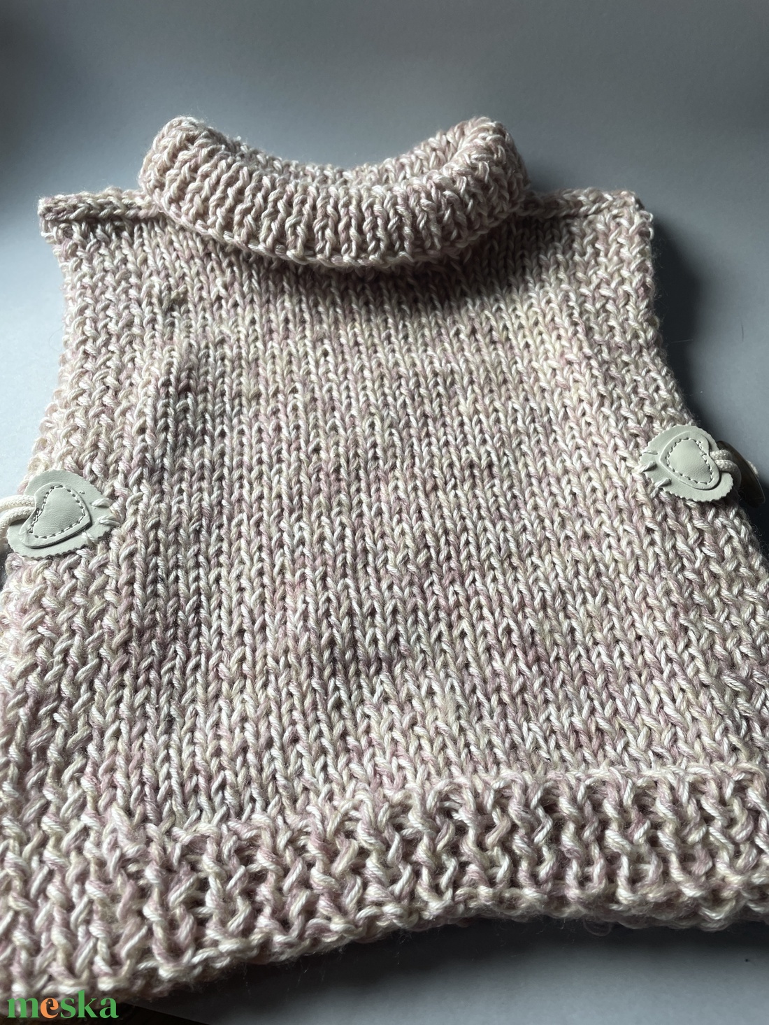 Kötött baba mellény - baba - mama - babaruházat - baba mellény - Meska.hu