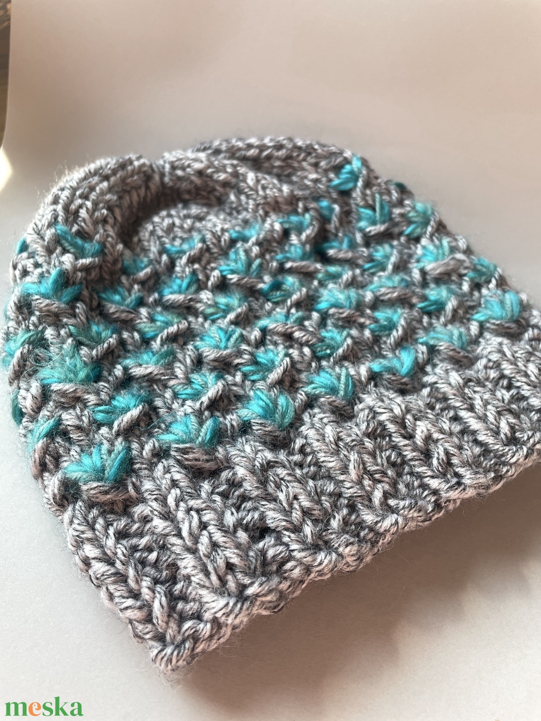 Kézzel kötött sapka - ruha & divat - sál, sapka, kendő - sapka - Meska.hu