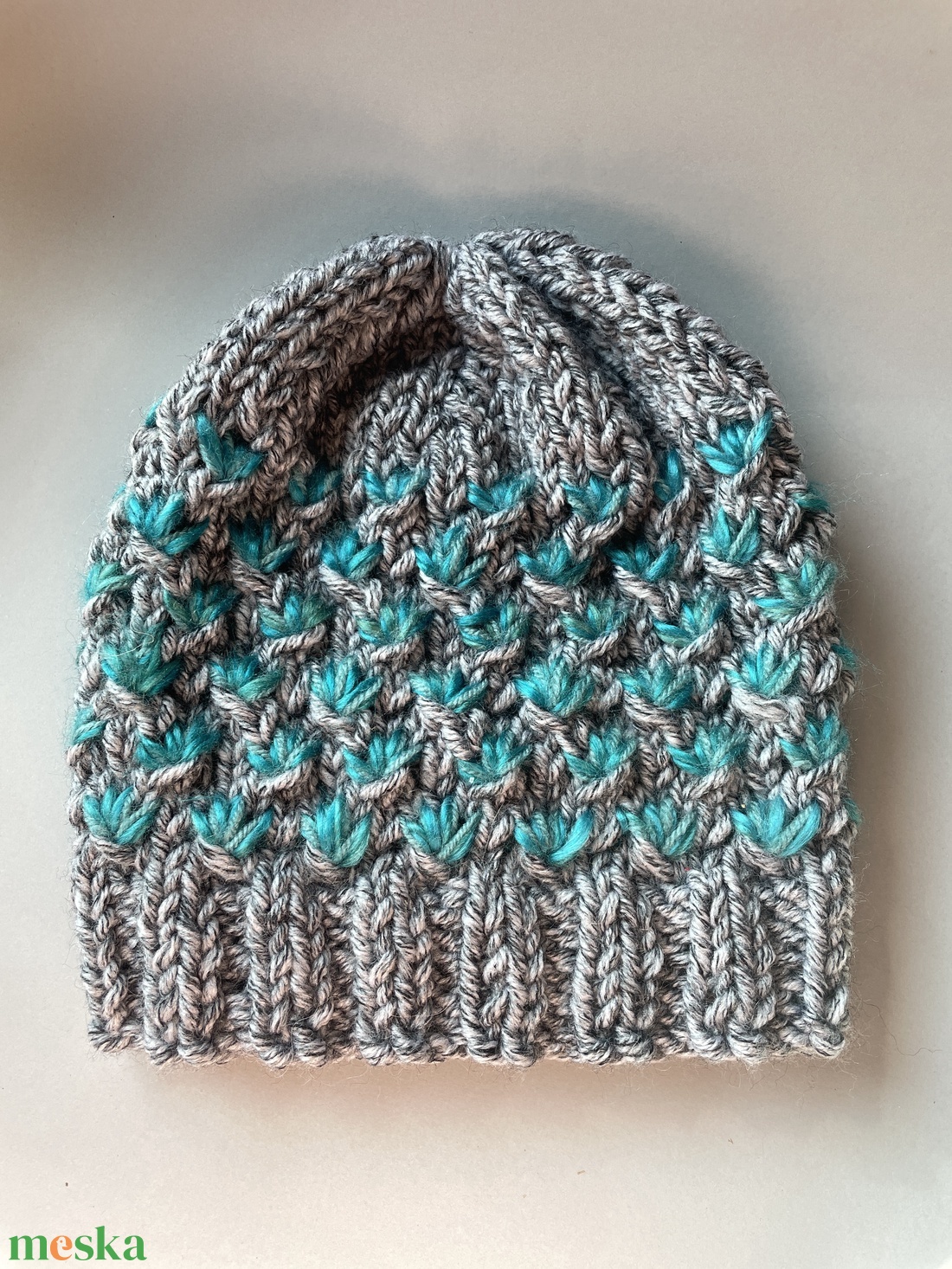 Kézzel kötött sapka - ruha & divat - sál, sapka, kendő - sapka - Meska.hu