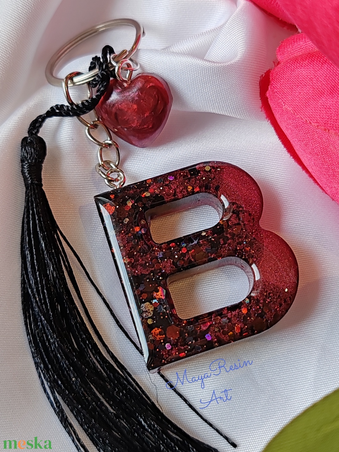 Monogram kulcstartó szett - táska & tok - kulcstartó & táskadísz - kulcstartó - Meska.hu