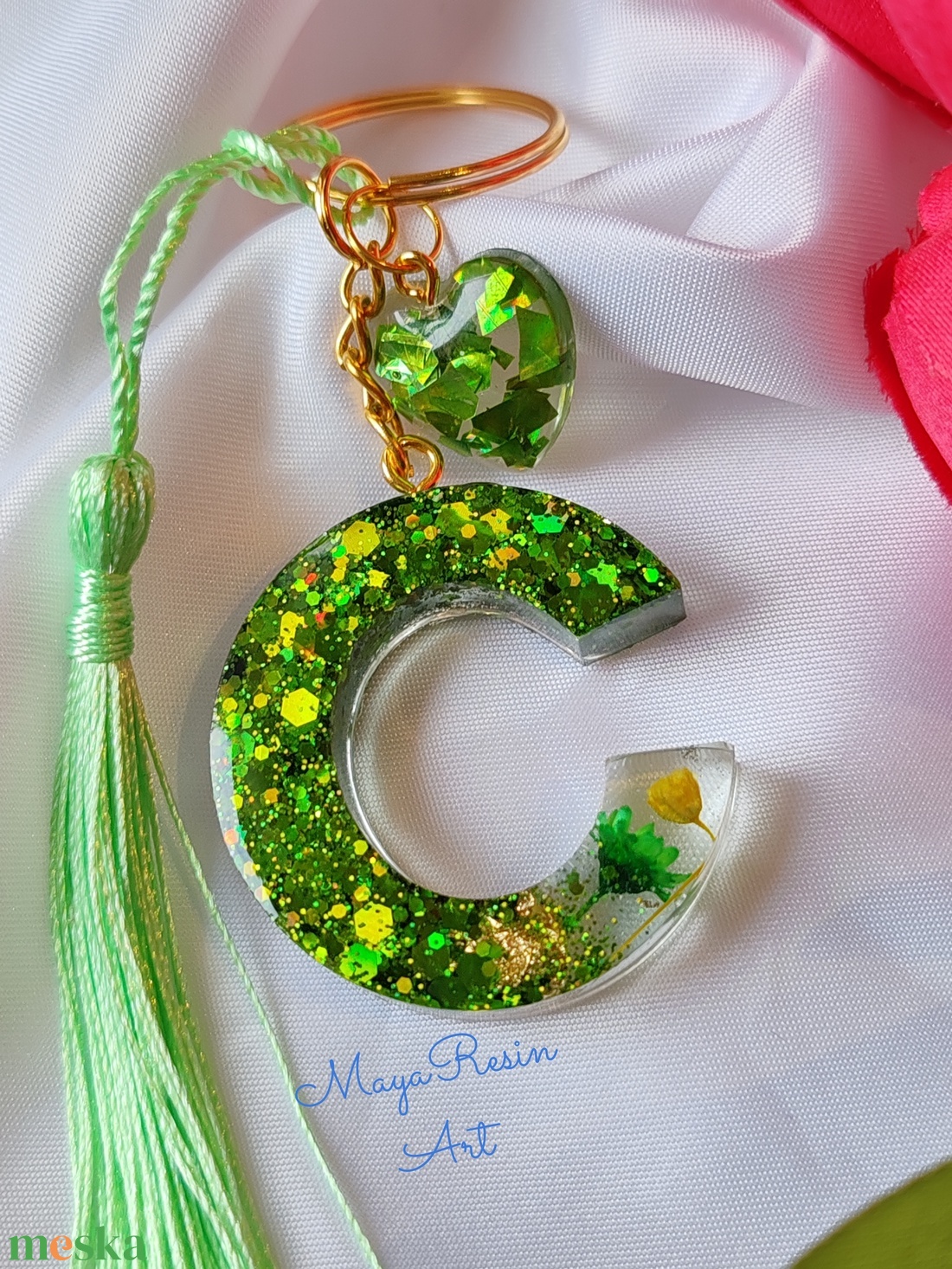 Monogram kulcstartó szett - táska & tok - kulcstartó & táskadísz - kulcstartó - Meska.hu