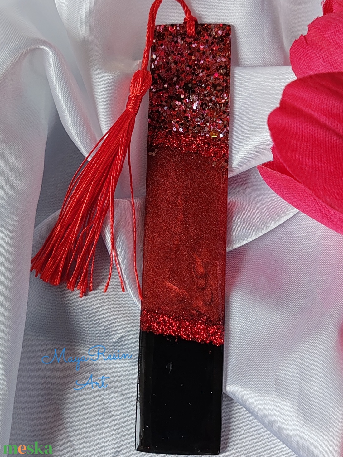 Prémium műgyanta könyvjelző - könyv & zene - könyvjelző - Meska.hu