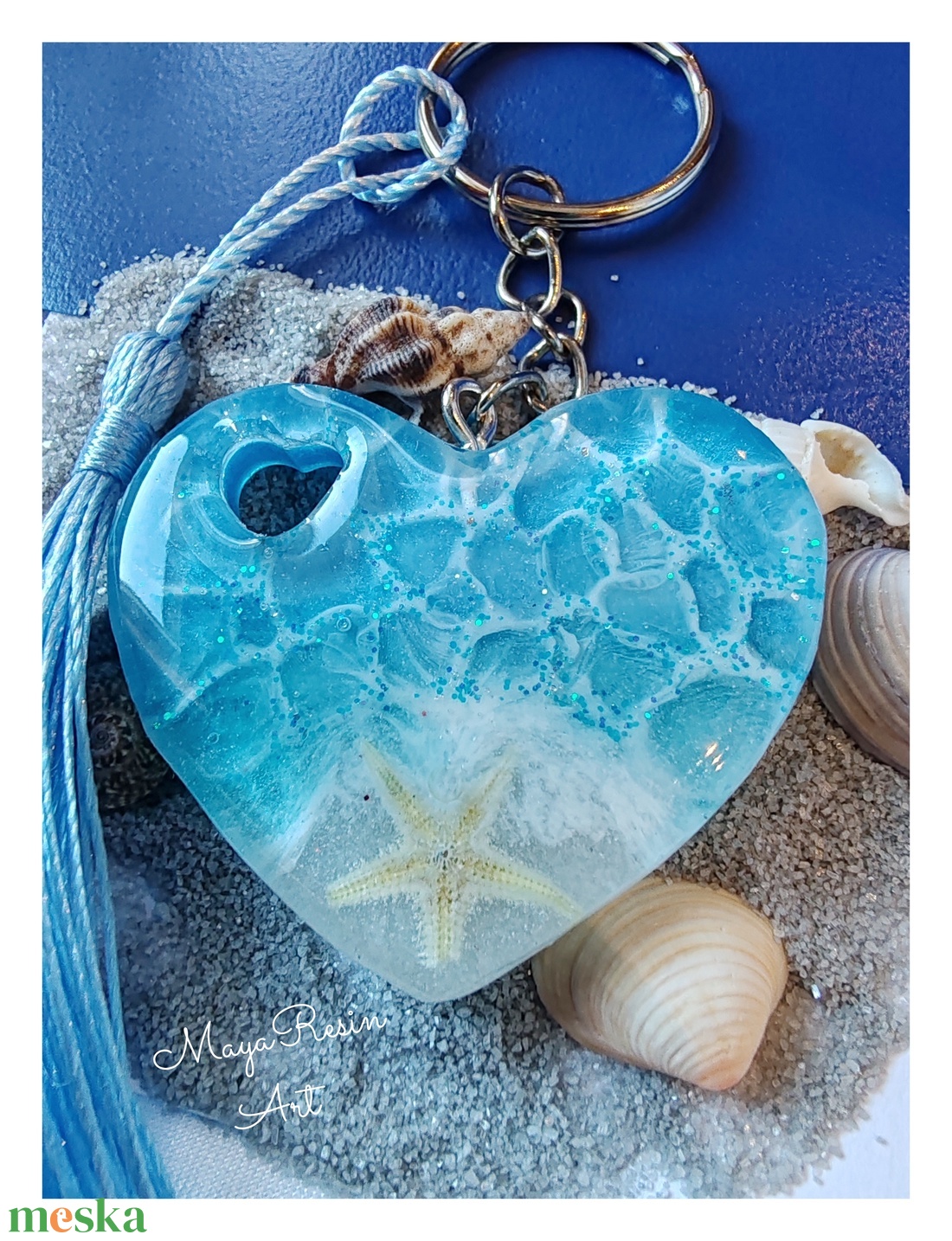 Prémium szív nemesacél kulcstartó - táska & tok - kulcstartó & táskadísz - kulcstartó - Meska.hu