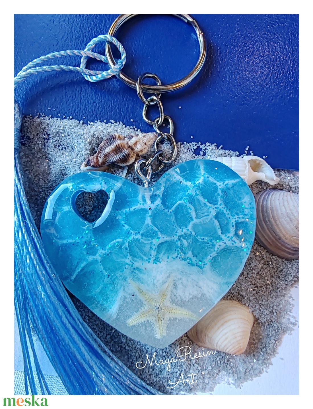 Prémium szív nemesacél kulcstartó - táska & tok - kulcstartó & táskadísz - kulcstartó - Meska.hu