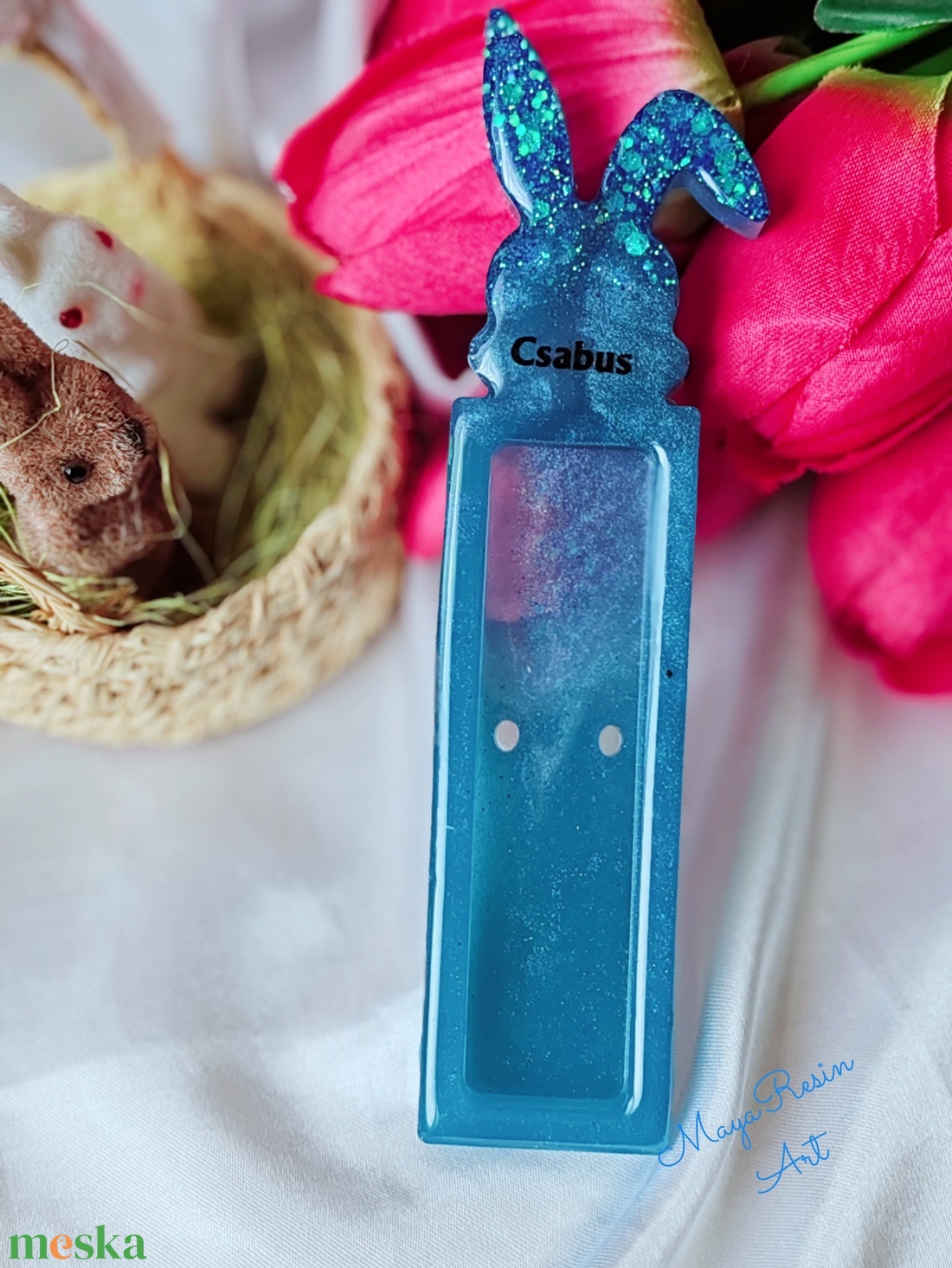 Húsvéti Pénzátadó Nyuszi - ünnepi díszek, dekorációk - húsvéti díszek és dekorációk - húsvéti ajándékátadó - Meska.hu