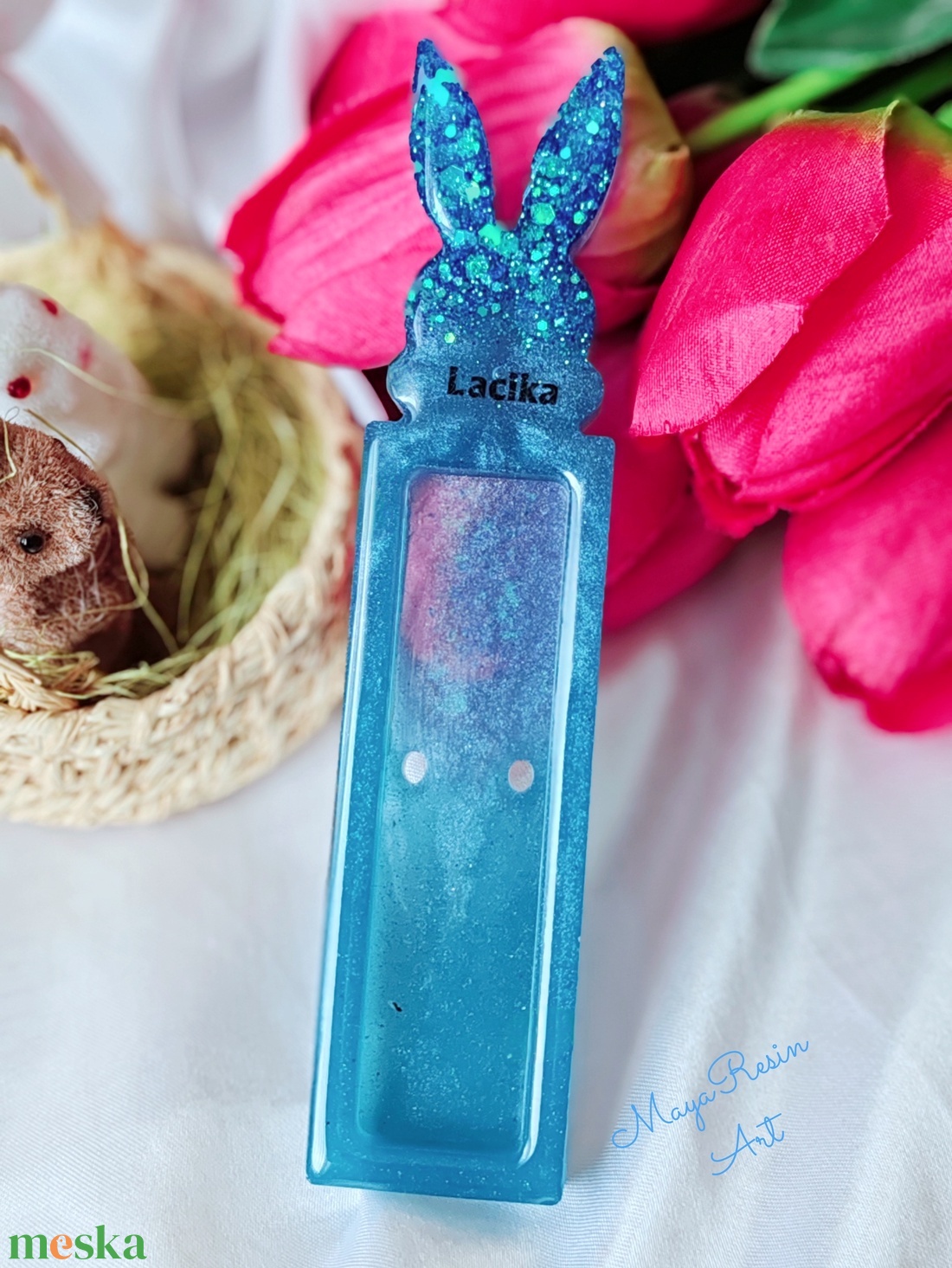 Húsvéti Pénzátadó Nyuszi - ünnepi díszek, dekorációk - húsvéti díszek és dekorációk - húsvéti ajándékátadó - Meska.hu